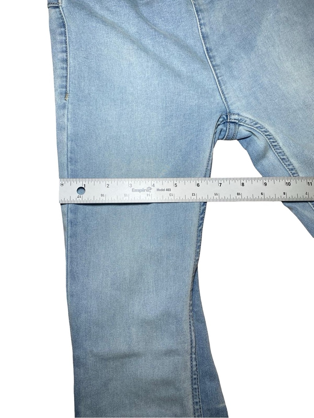 Free People We The Free Penny Pull-On Flare Jeans Light Wash Denim - Picture 7 of 10